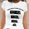 Size really does matter - Camping car size, recreational vehicle graphic T-shirt