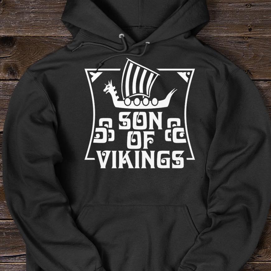 Son of Vikings - Viking guy gift, T-shirt for viking people