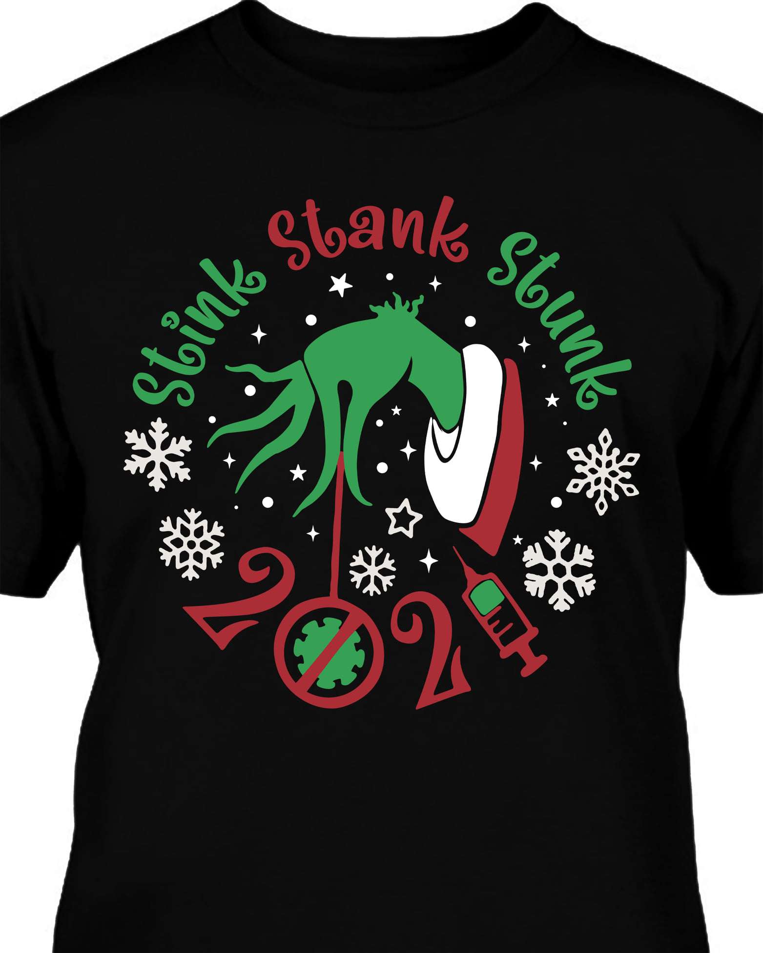 Stink Stank Stunk 2021 - Christmas day T-shirt, Xmas ugly sweater