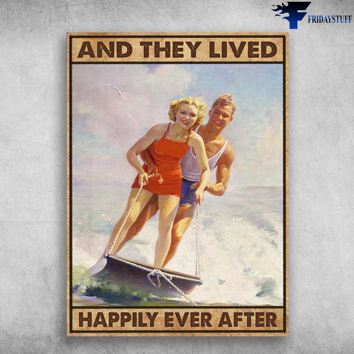 Surfing Couple, And They Lived, Happily Ever After, Love Couple