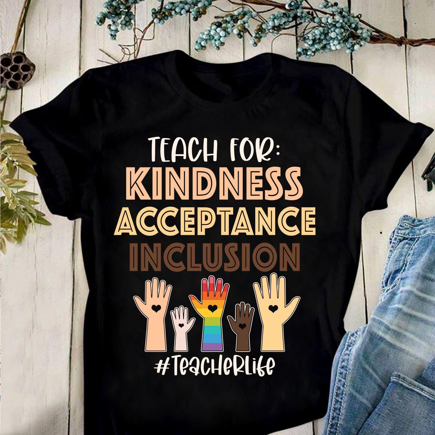 Teacher for kindness acceptance inclusion - Teacher life , Lgbt community, black community