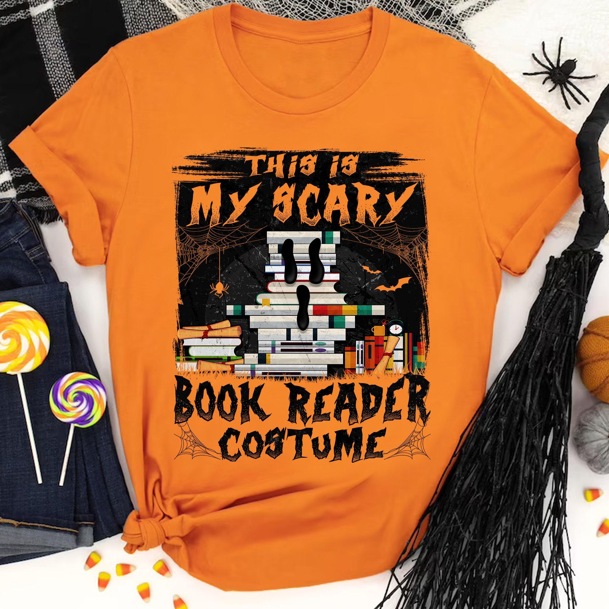 This is my scar book reader costume - Halloween gift for bookaholic, Scary book graphic