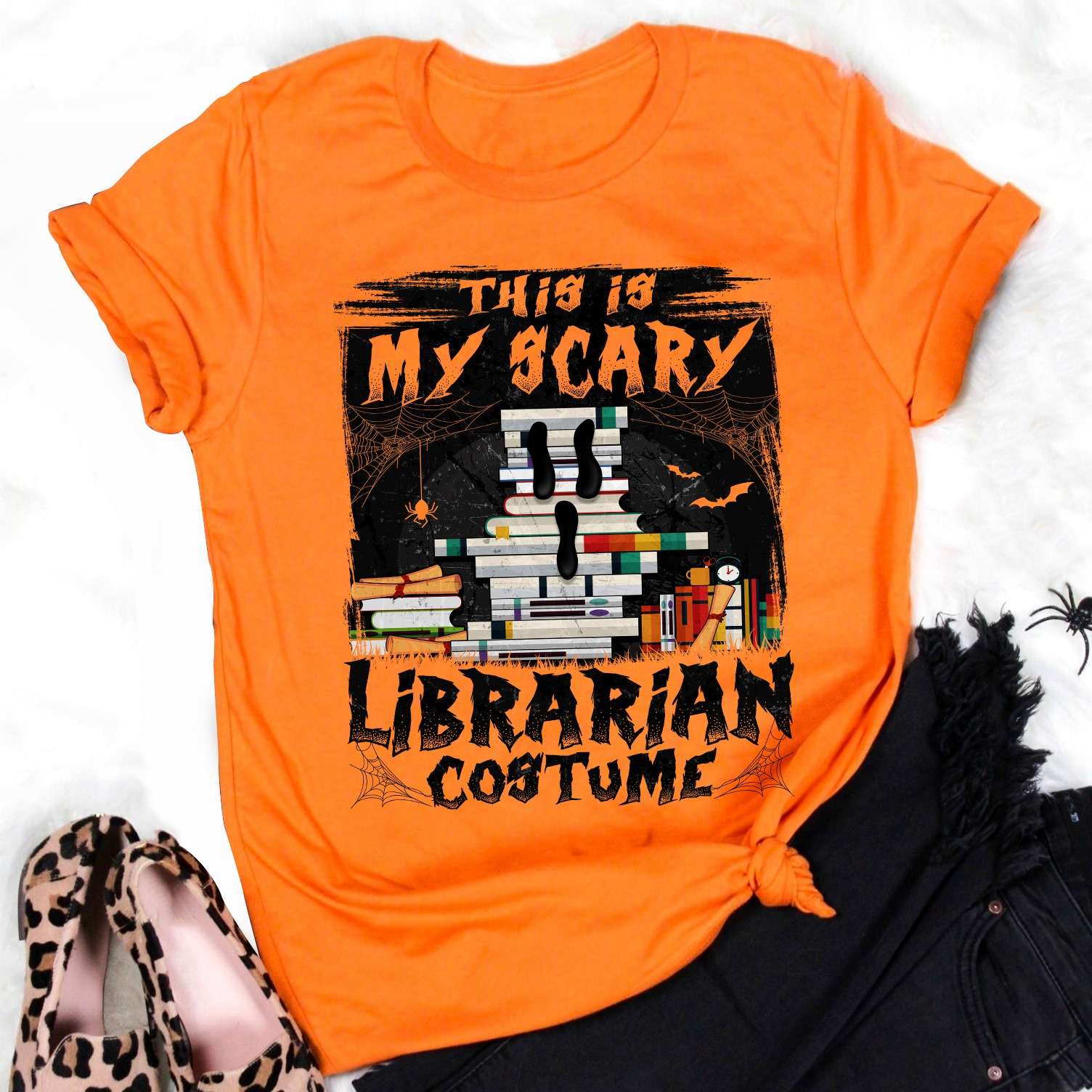 This is my scary librarian costume - Book library, Halloween day gift