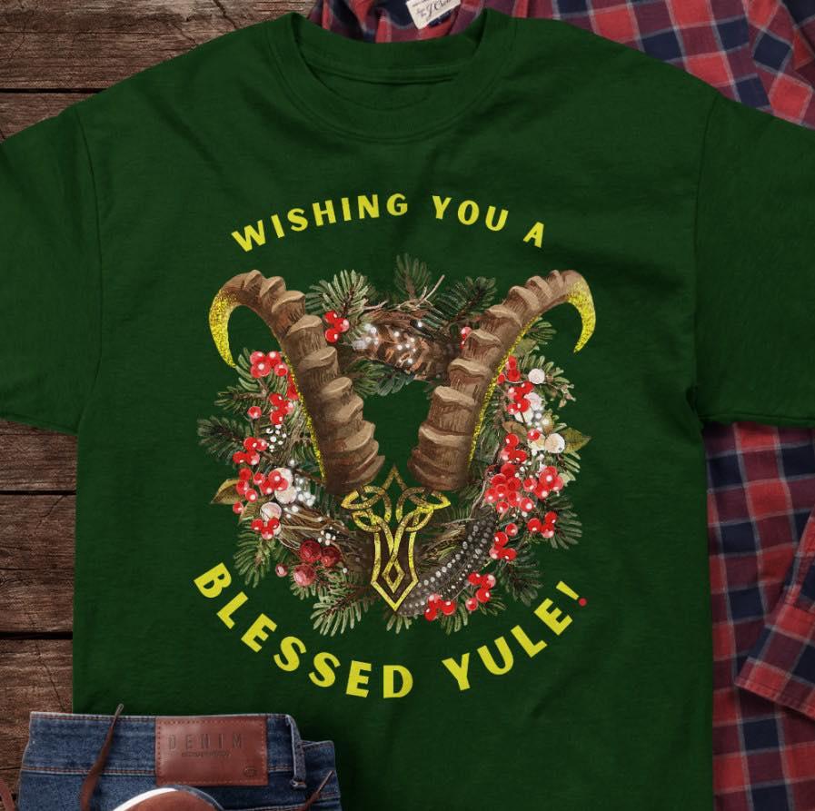 Wishing you a blessed yule - Hail Satan, Christmas day ugly sweater