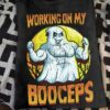 Working on my booceps - Muscle white boo, Halloween white boo costume