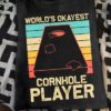 World's okayest cornhole player - Gift for cornhole player, cornhole the sport
