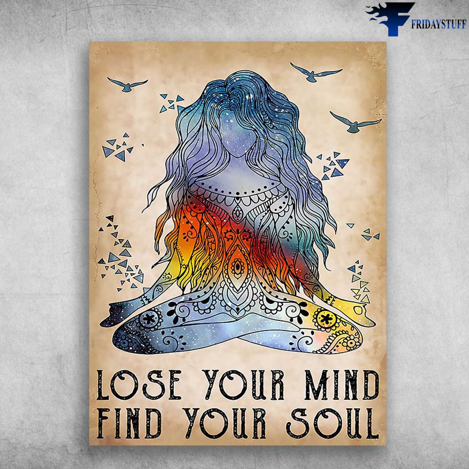 Yoga Girl, Yoga Lover - Lose My Mind, And Find My Soul, Yoga Poster