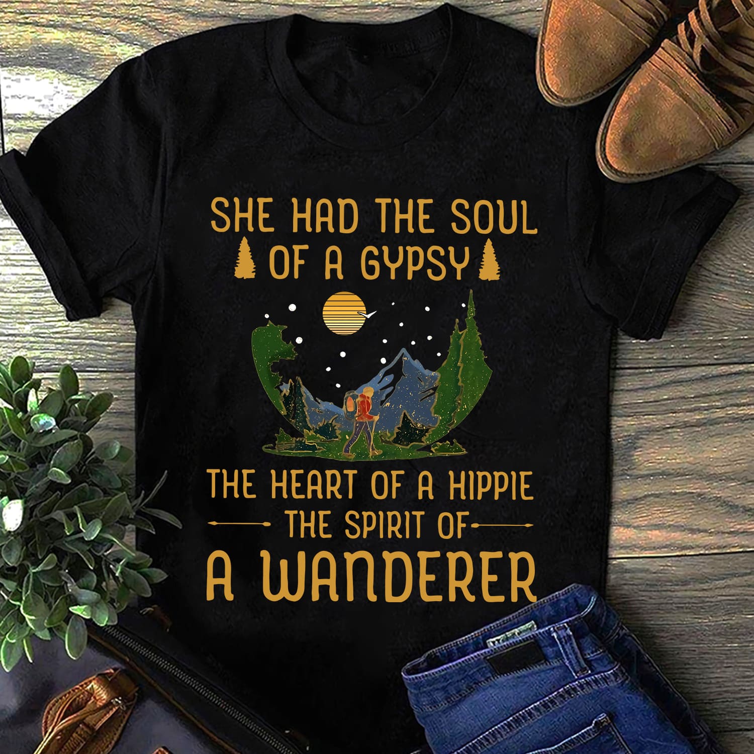 The Mountain Wanderer - She had the soul of a gypsy the heart pf a hippie the spirit of a wanderer