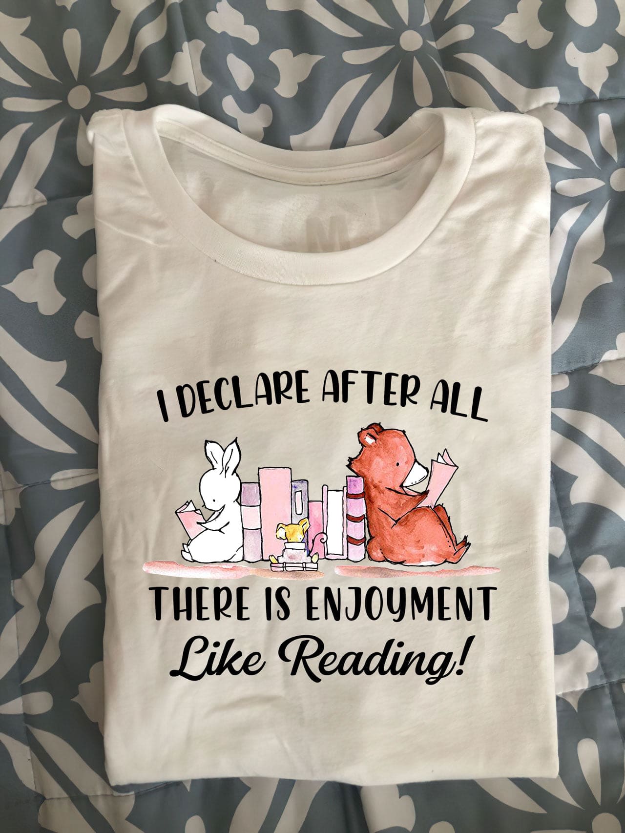 Animals Read Book - I declare after all there is enjoyment like reading