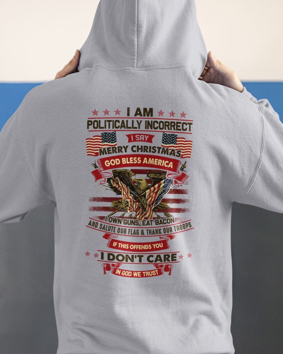 American Eagle - I am politically incorrect i say merry christmas god bless america