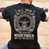 November Birthday Motorcycle Man - All men are created equal are born in november and ride motorcycles