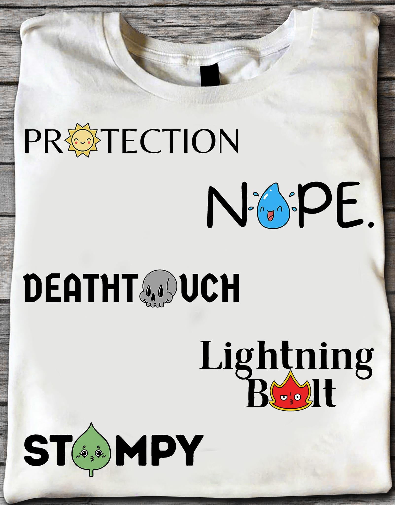 Natural Elements - Protection Nope Deathtouch Lightning Bolt Stompy