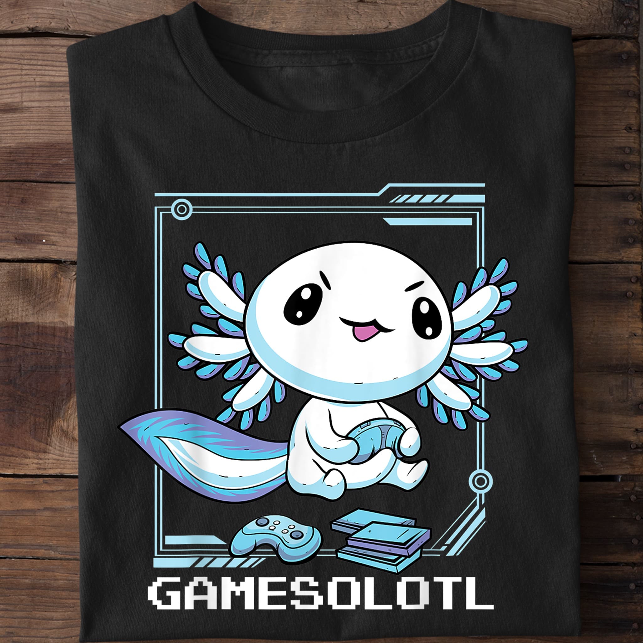 Axolotl Playing Game - Gamesolotl