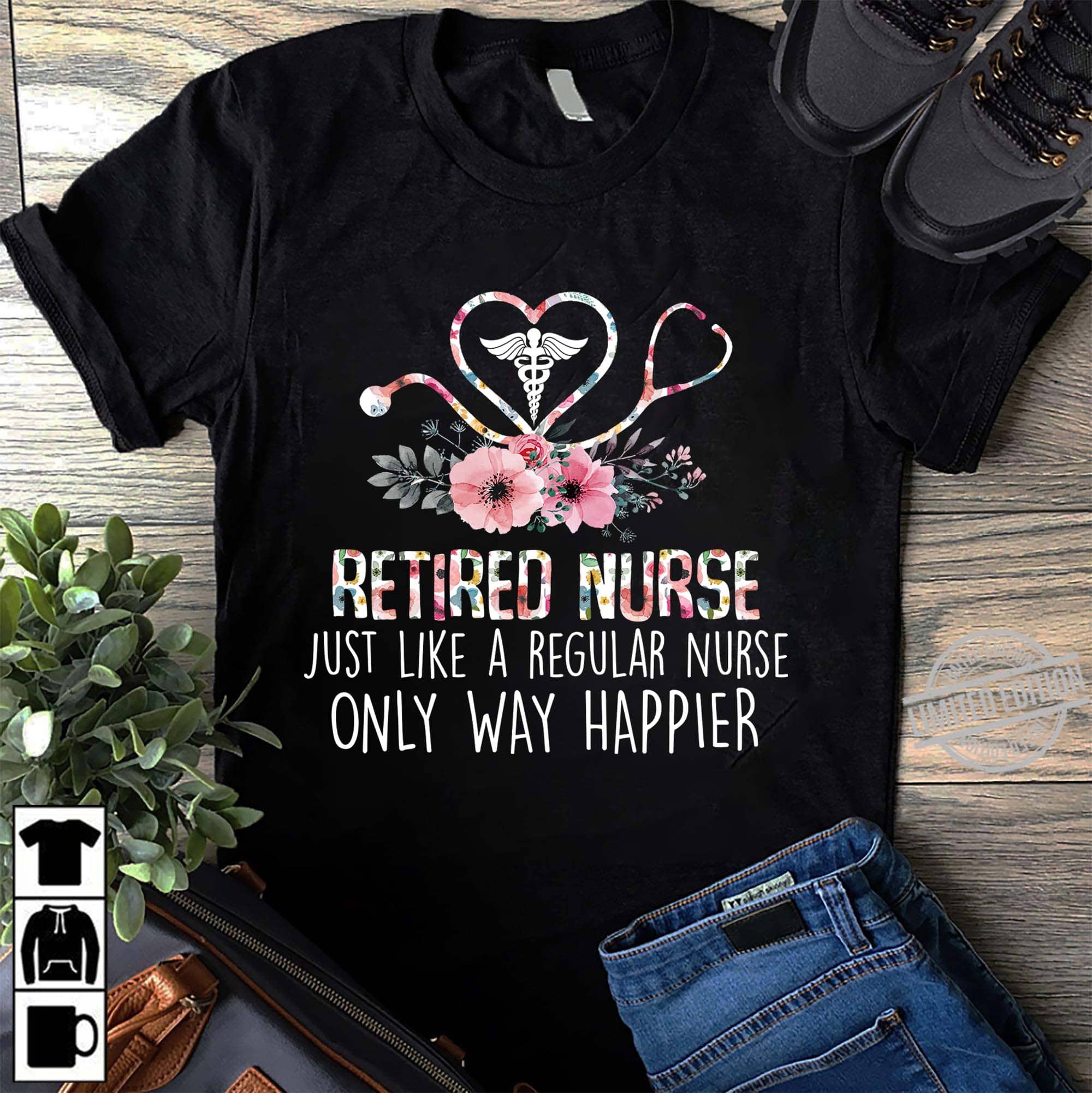 CNA Symbol - Retired nurse just like a regular nurse only way happier
