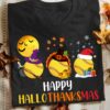 Softball Witch Turkey Santa Hat Halloween - Happy Hallothanksmas