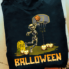 Skeleton Playing Volleyball Halloween Costume - Volleyween