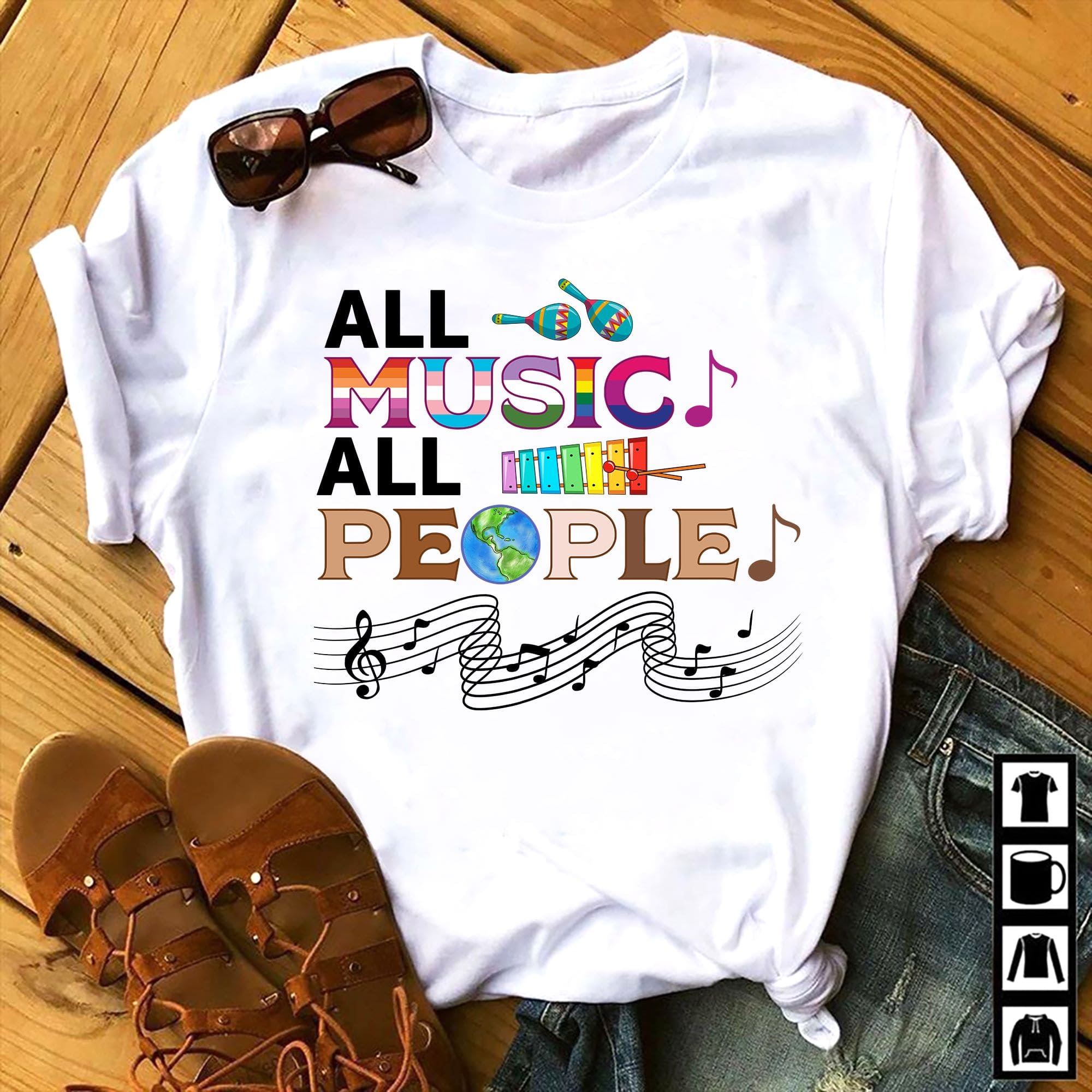 All music all people - Black lives matter Music lover