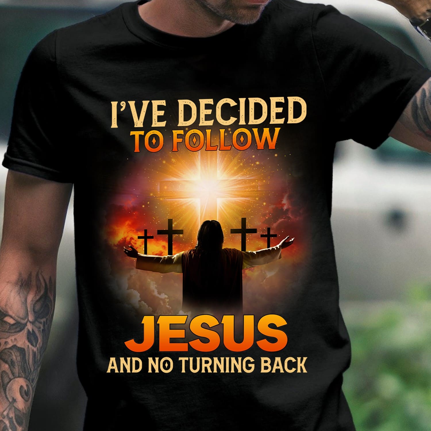 Jesus God's Cross - I've decided to follow jesus and no turning back