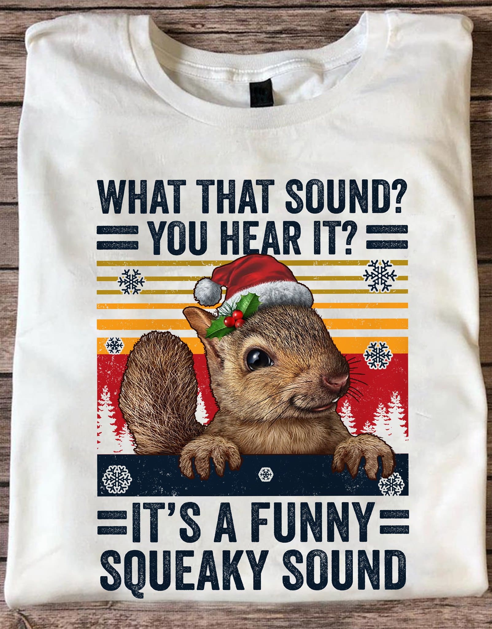 Funny Santa Squirrel - What that sound? You heart it? It's a funny squeaky sound