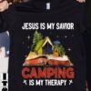 Camping God Bible - Jesus is my savior camping is my therapy