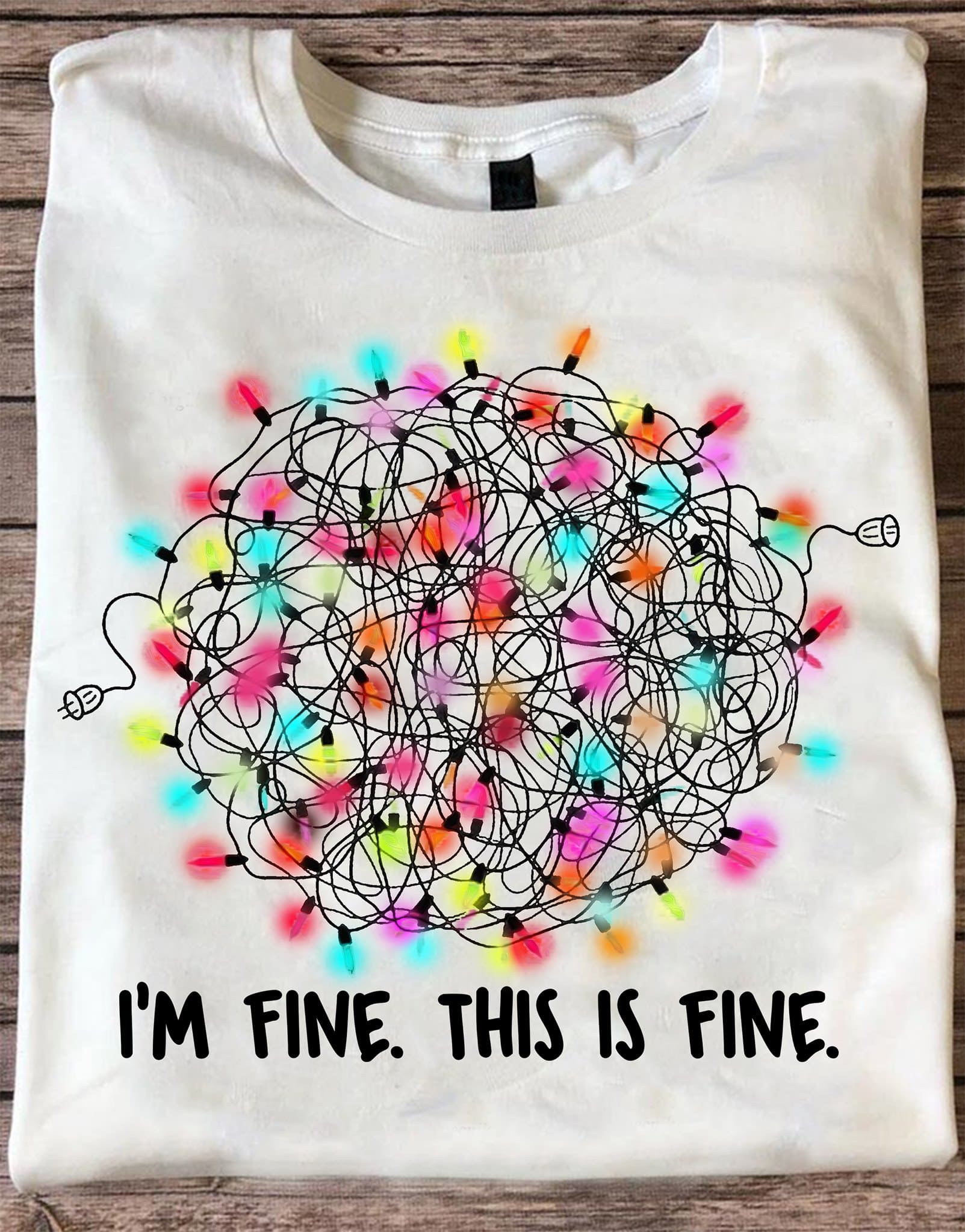 Christmas Lights - I'm fine this is fine