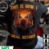 Motorcycles Man Sunset - This is how i social distance