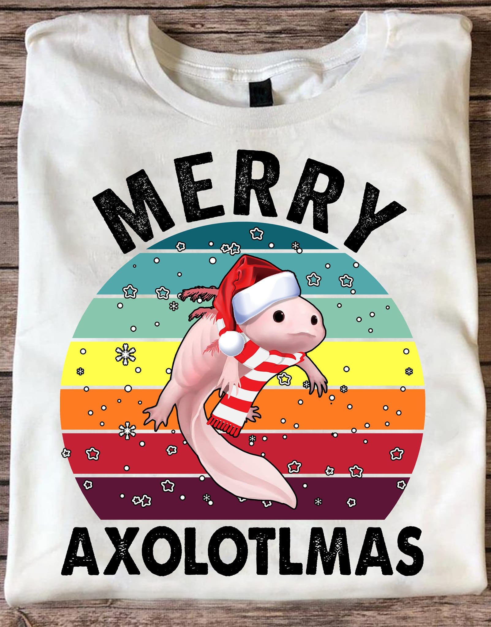 Santa Axolotl - Merry Axomlotlmas