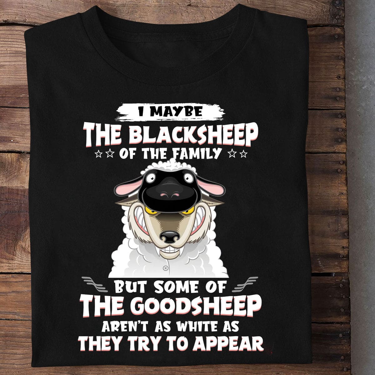 Wolf Sheep - I maybe the blacksheep if the family but some of the goodsheep aren't as white as they try to appear