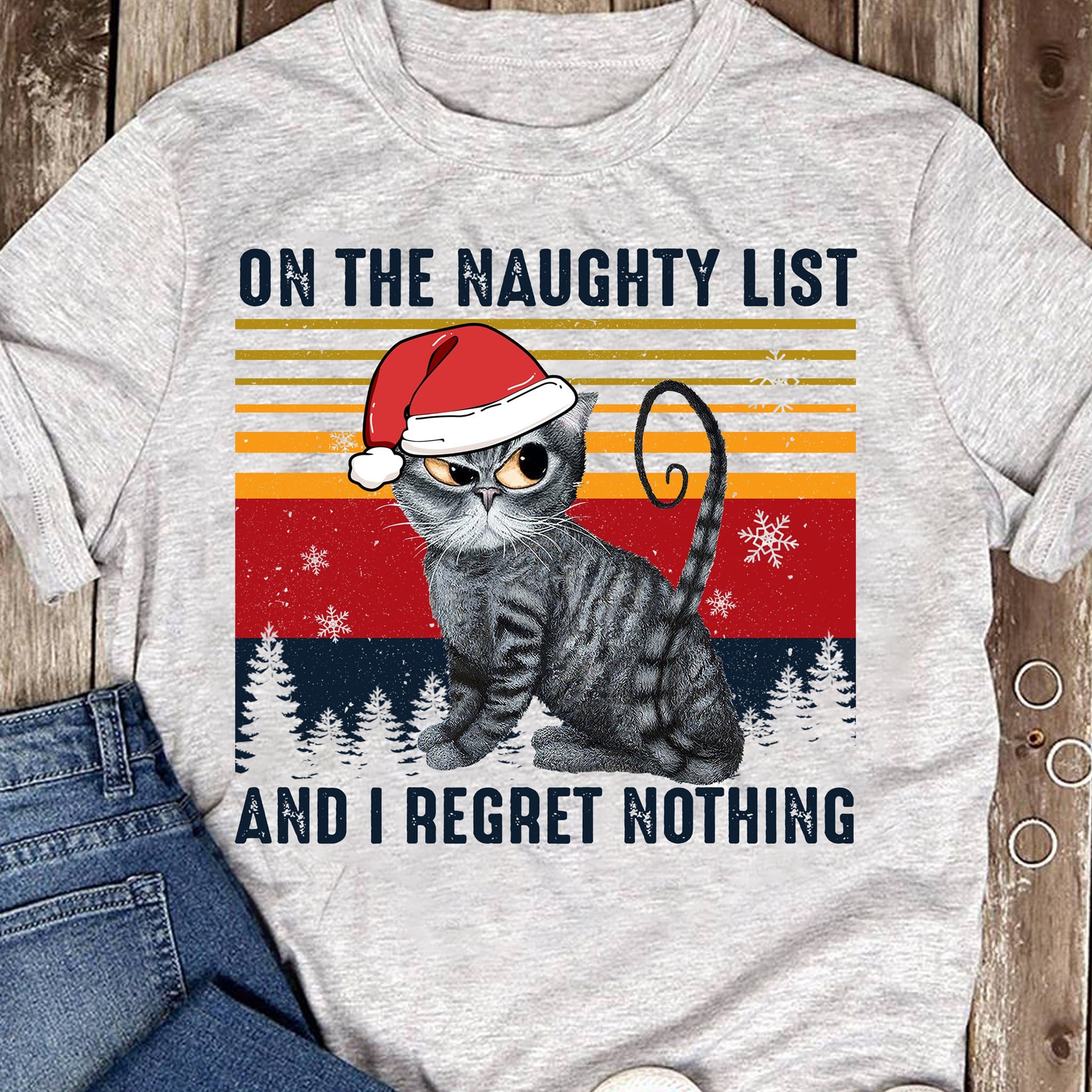 Naughty Santa Cat - On the naughty list and i regret nothing