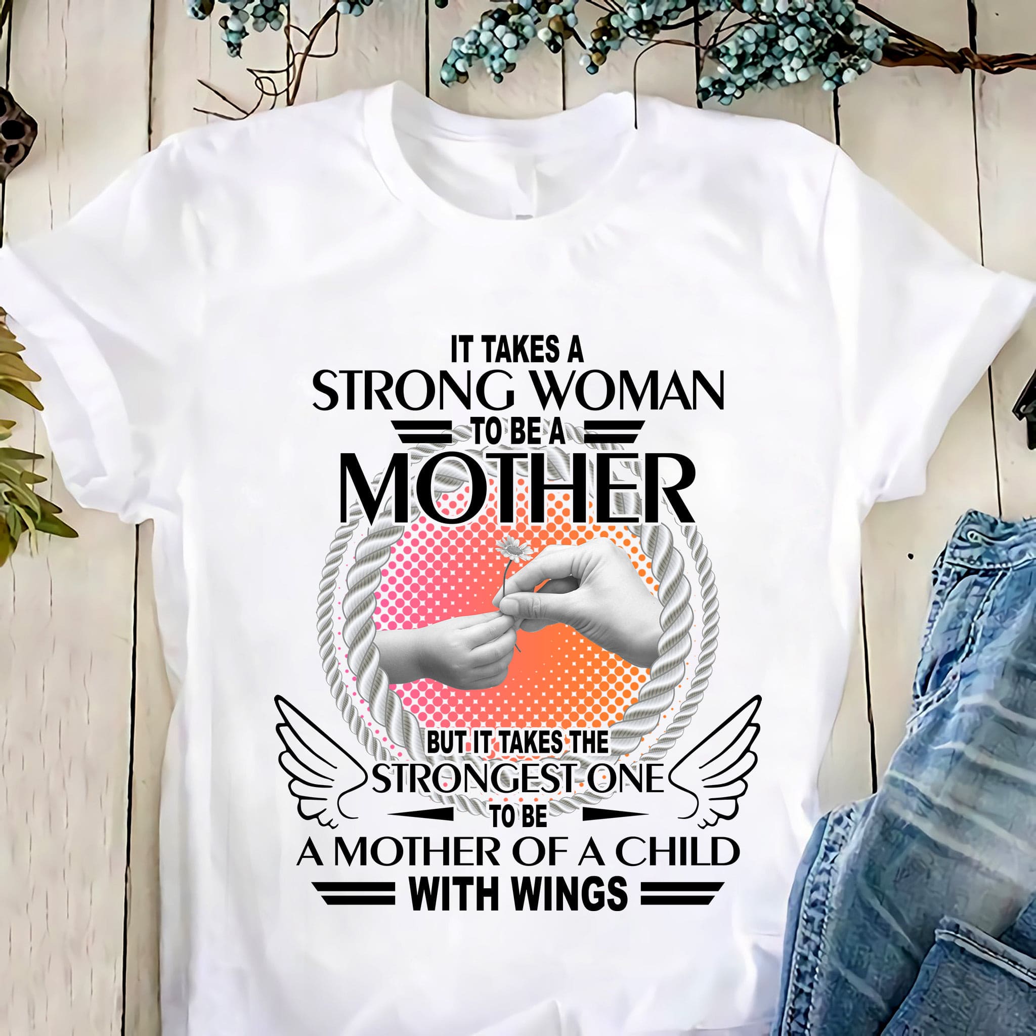 It takes a strong woman to be a mother but it takes the strongest one to be a mother of a child with wings