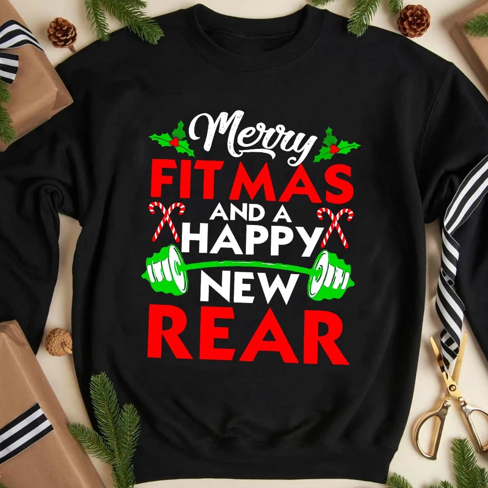 Christmas Lifting Fitness - Merry fitmas and a happy new rear