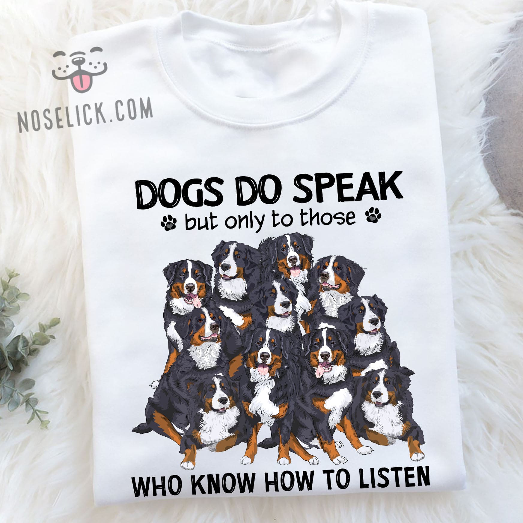 Sennenhund Berner - Dogs do speak but only to those who know how to listen
