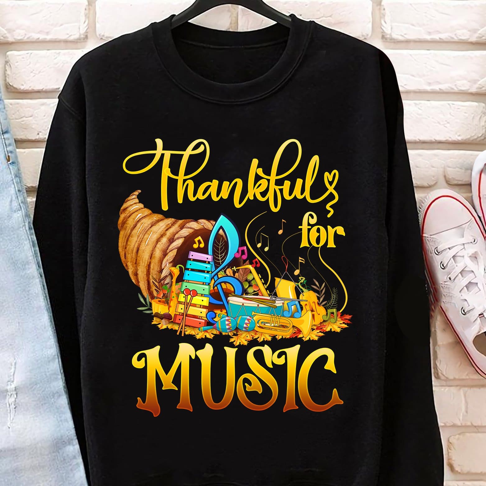 Music Teachers Thanksgiving Gift Music Notes -Thankful For Music