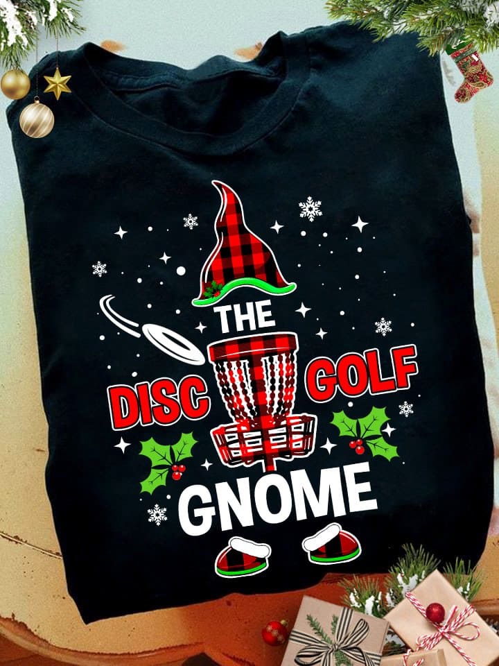 Gnomes Christmas Disc Golf - The disc golf gnome