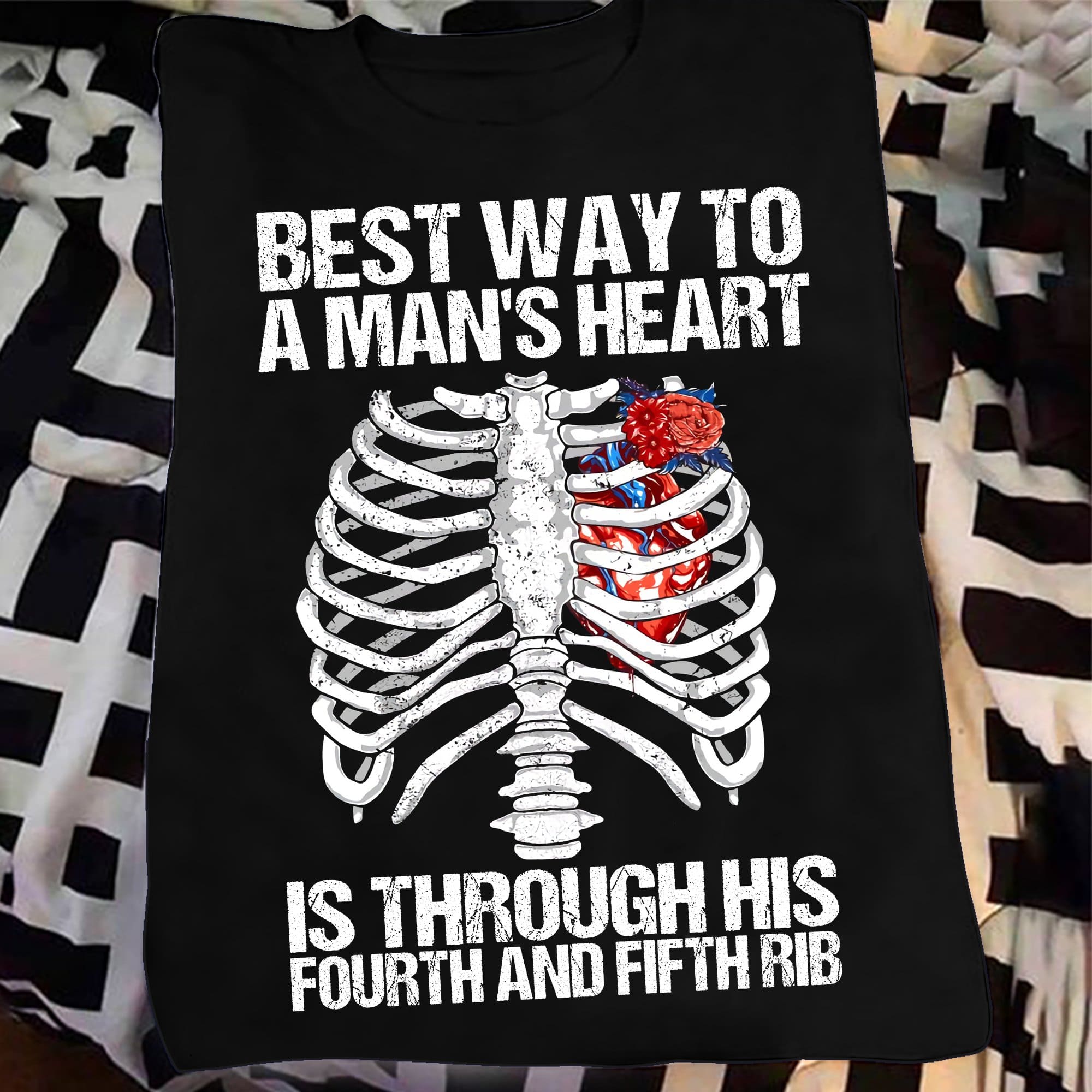Heart In Rib - Best way to a man's heart is through his fourth and fifth rib