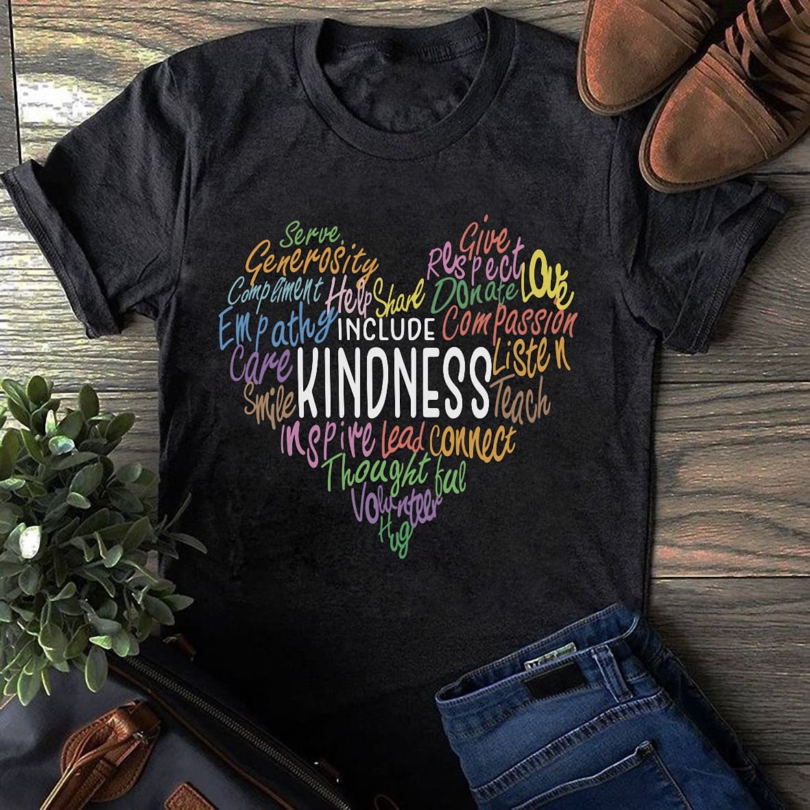 Serve Generosity Give Respect Compliment help snare donate love Kindness