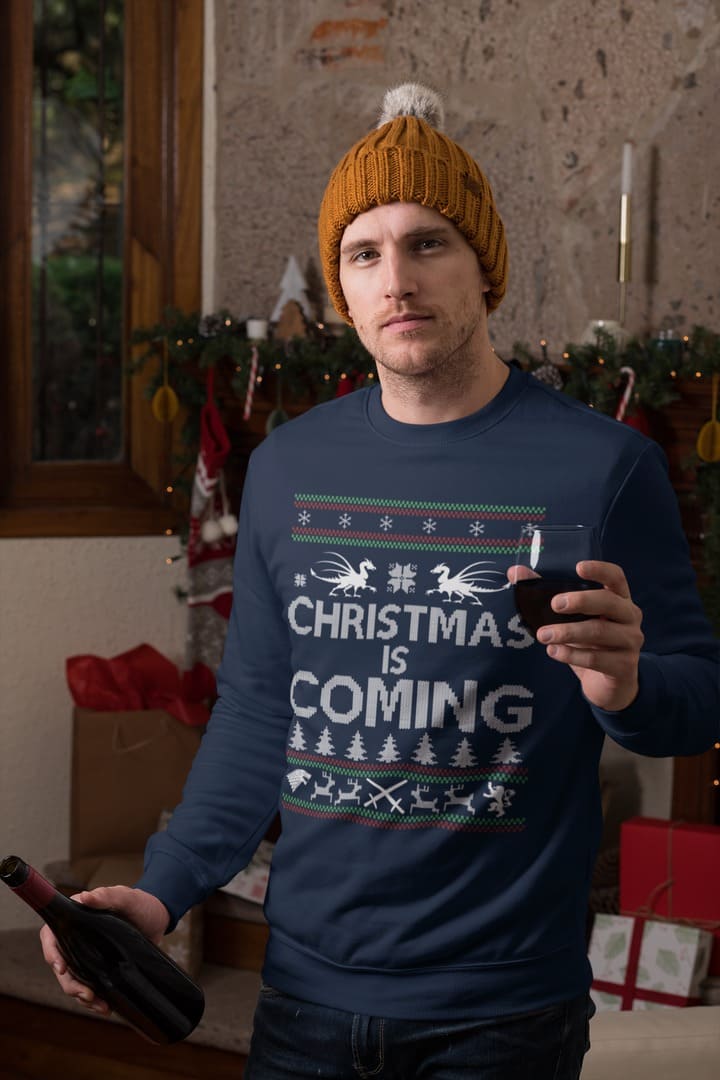 Ugly Christmas Sweater - Christmas Is Coming