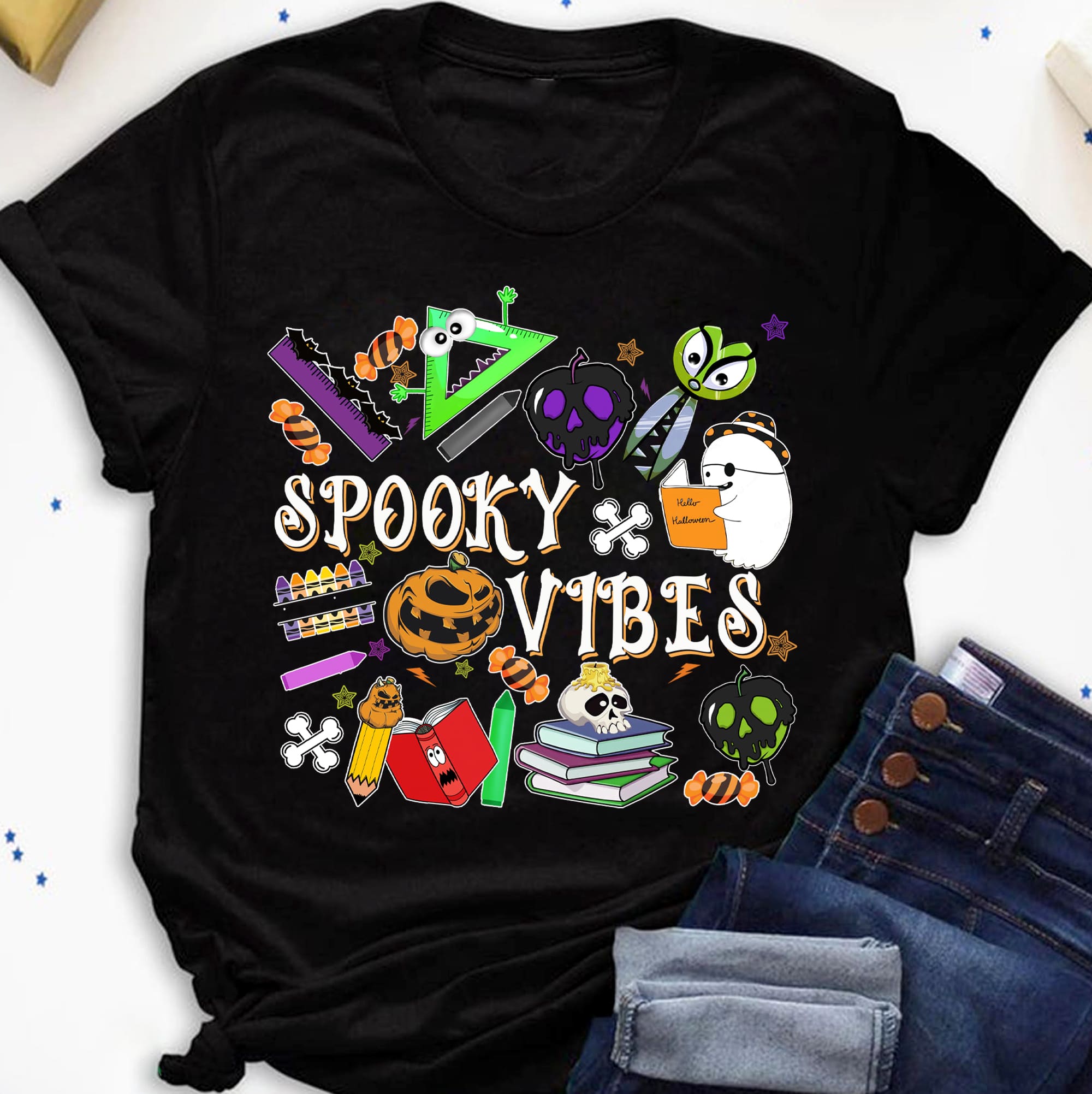 Funny Learning Tools Halloween Costume - Spooky Vibes
