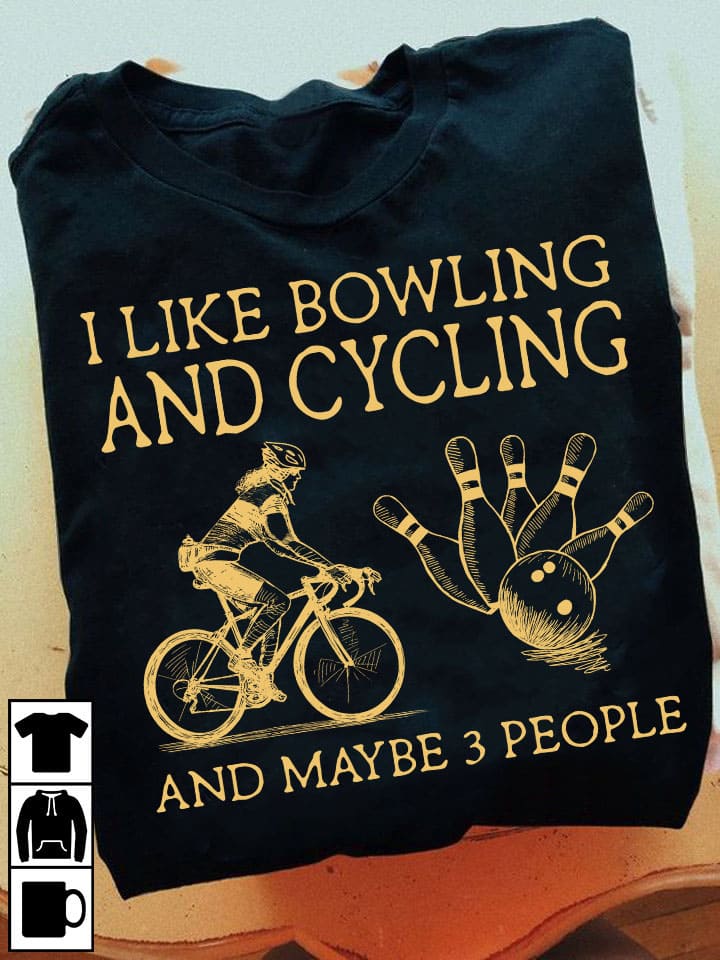 Cycling Bowling - I like bowling and cycling and maybe 3 people