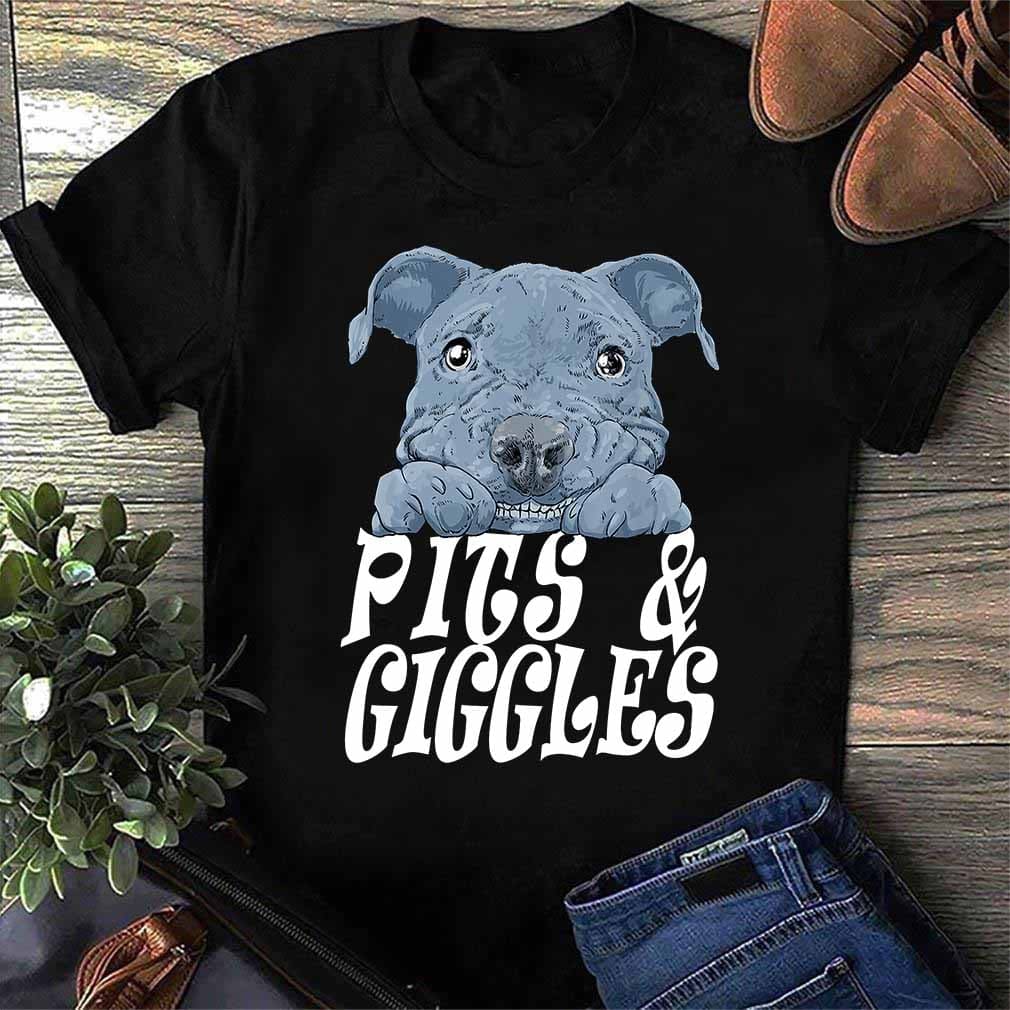 Pitbull Graphic T-shirt - Pits And Giggles