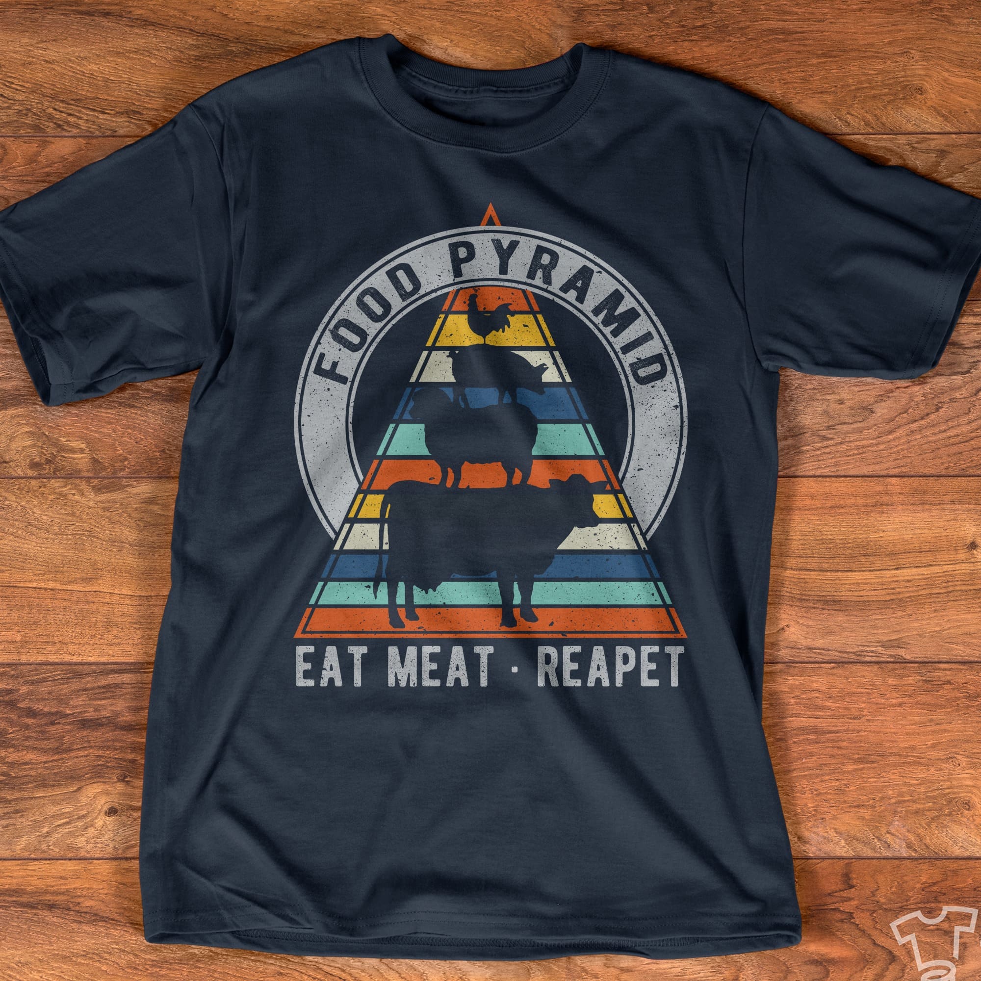Food Pyramid The Animal - Food pyramid eat meat reapet