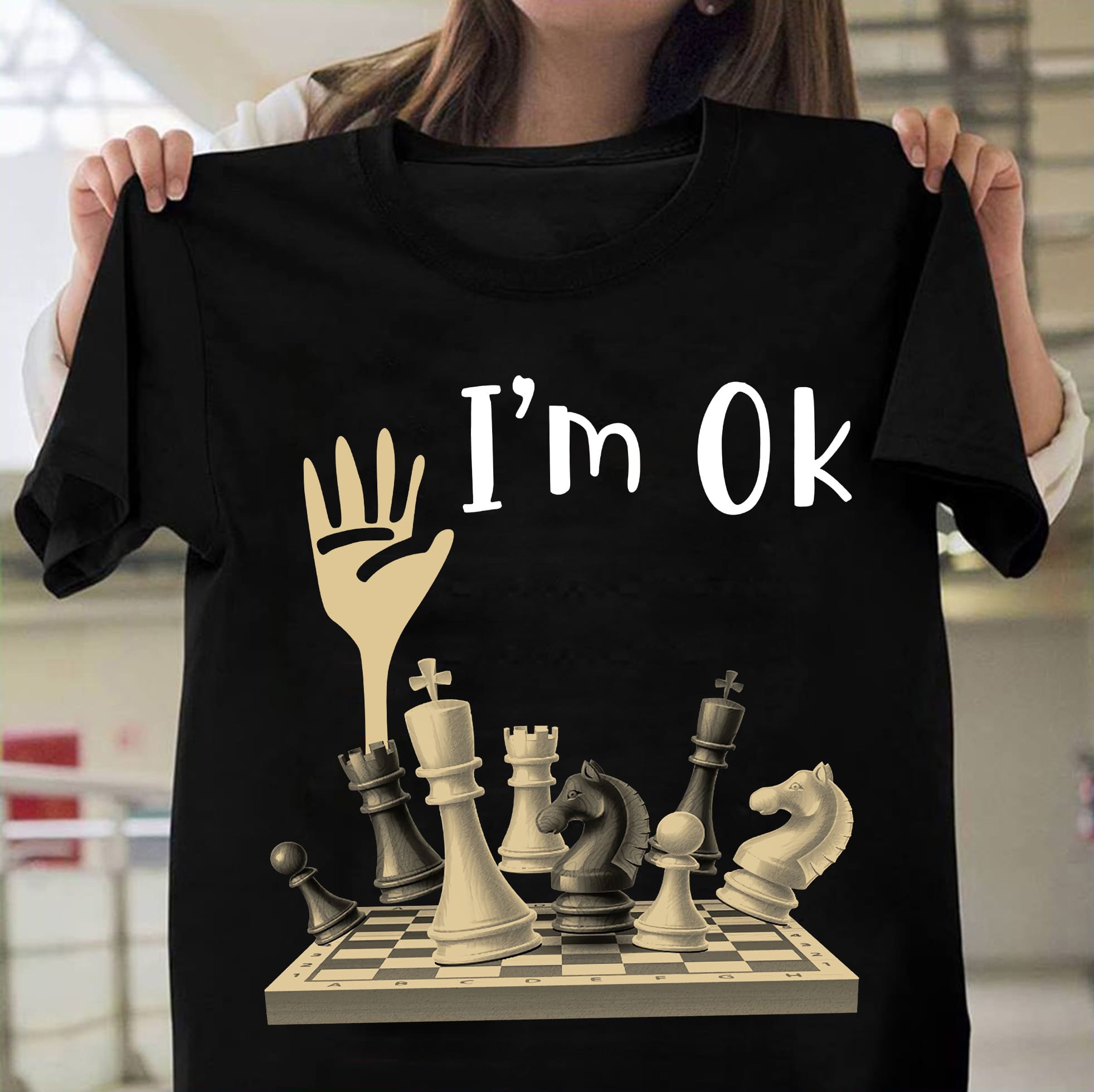 Hand Chessboard Chess Player - I'm ok
