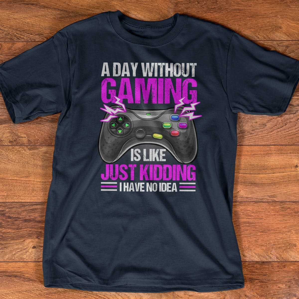 A day without gaming is like just kidding I have no idea - Xbox gear graphic