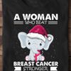 A woman who beat breast cancer stronger than anyone - Elephant breast cancer, breast cancer awareness