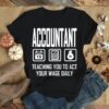 Accountant teaching you to act your wage daily - Accountant the job