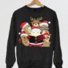 American beaver - Christmas day ugly sweater, Night before christmas, Beaver and Santa Claus
