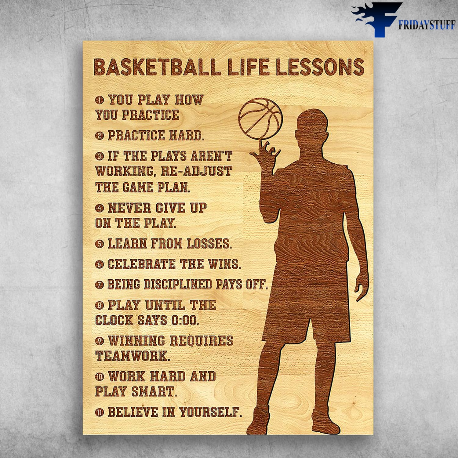 Basketball Life Lessons, You Play How You Practice, Practice Hard, If The Plays Aren't Working, Re-Adjust The Game Plan