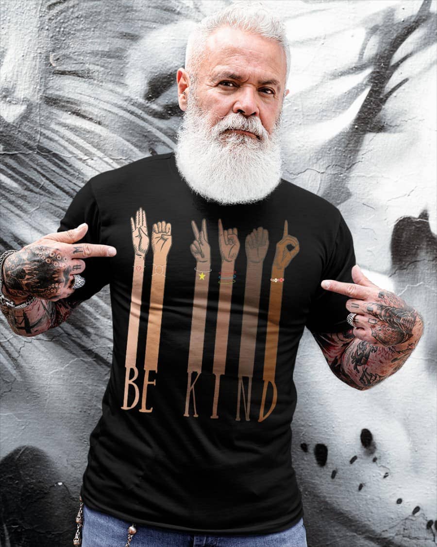 Be kind - Black community T-shirt, equality for everyone, respect for black community