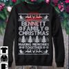 Bennett family Christmas, making memories together - Christmas ugly sweater