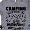 Camping where friends and marshmallows get toasted - Camping partner gift